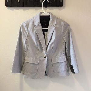 NWT! Banana Republic Striped Jacket 00p